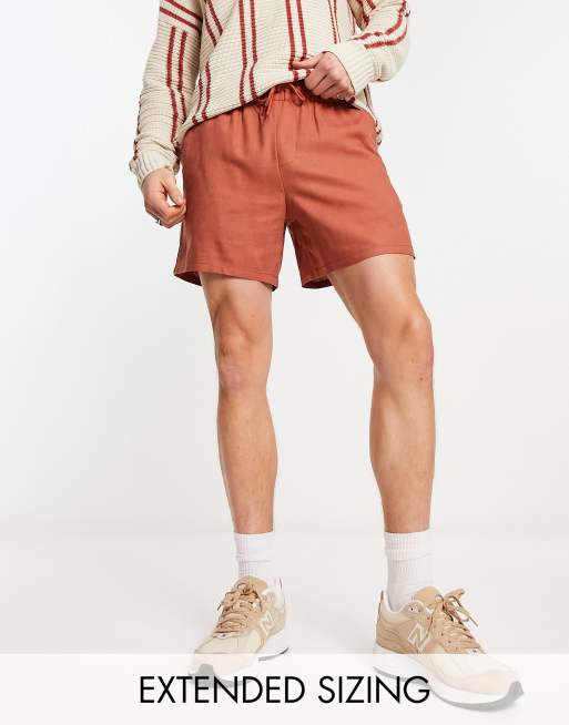 Linen 2024 shorts asos