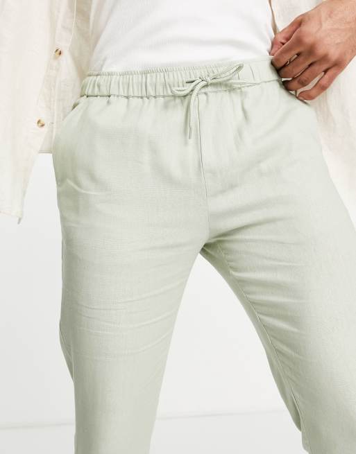 Skinny linen deals pants womens