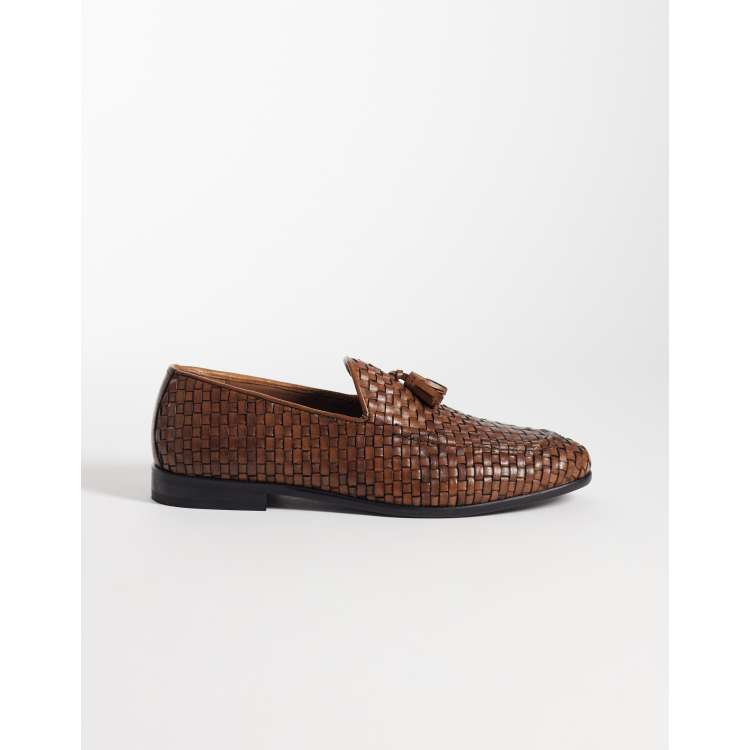  Brown Leather Tassel loafers size 11‎ ASOS DESIGN tassel loafers in tan leather | ASOS main image 3