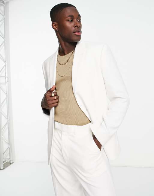 White 2025 blazer longline