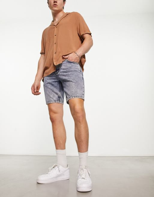 Asos denim sales shorts