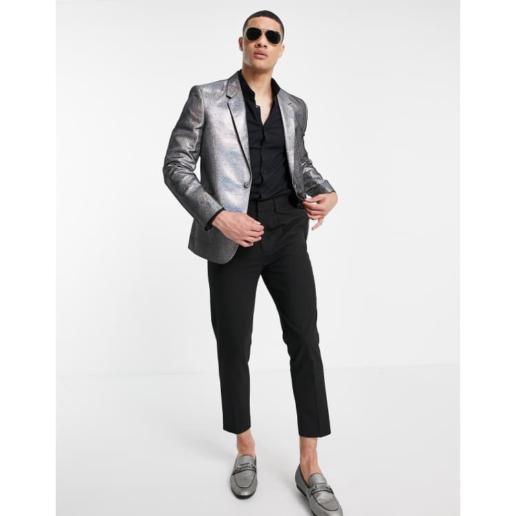 Asos on sale metallic blazer