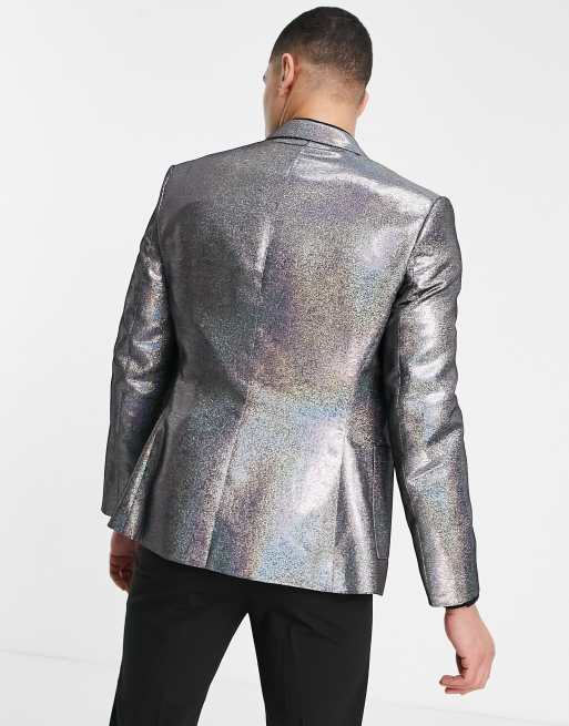 Asos on sale metallic blazer