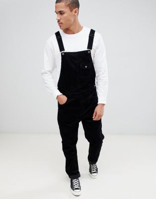 black overalls asos
