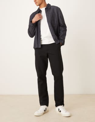 Asos Design Slim Pants In Black