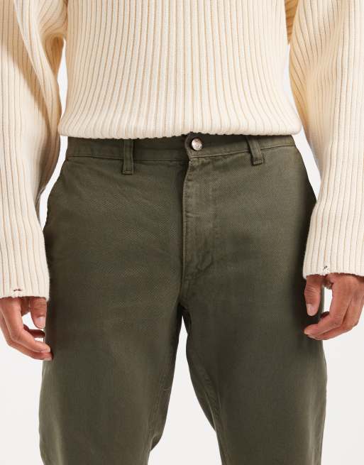 ASOS DESIGN slim pants in khaki , 4 of 5