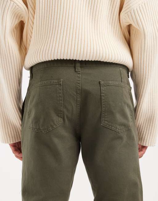 ASOS DESIGN slim pants in khaki , 5 of 5