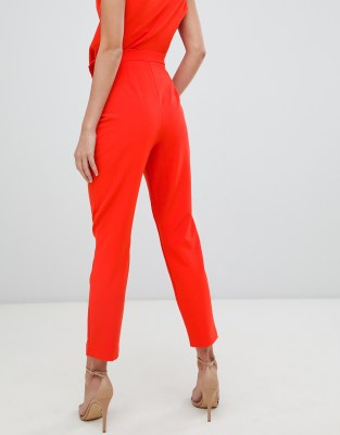 red trouser co ord