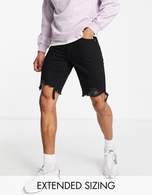 asos mens denim shorts