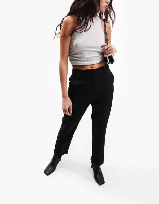 Black skinny cigarette clearance trousers