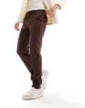 [ASOS DESIGN] ASOS DESIGN slim smart pants in brown W32 L30 BROWN