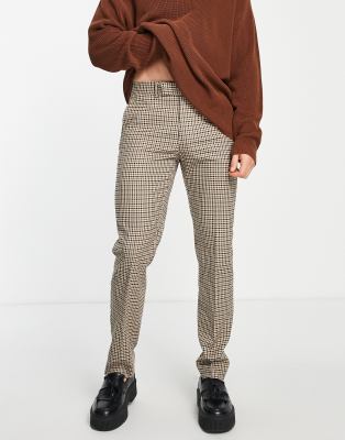 plaid pants mens asos