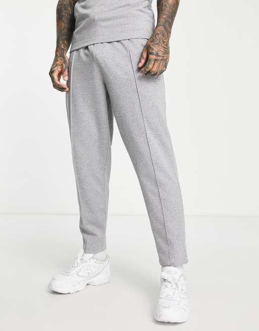 ASOS DESIGN slim ankle length pants in grey