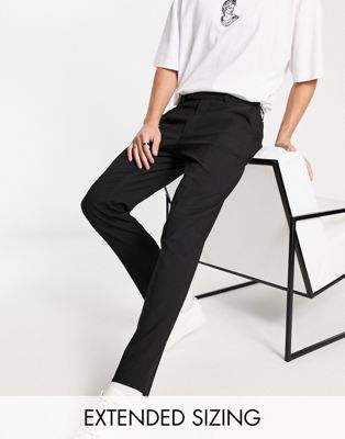 ASOS DESIGN slim smart trouser in black - ASOS Price Checker