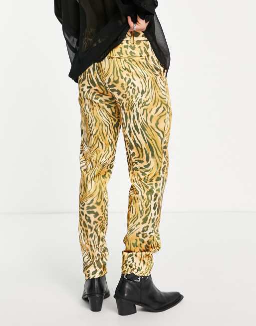 Snakeskin print hot sale joggers