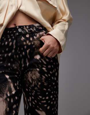 Asos Design Slim Straight Leg Jeans In Multi