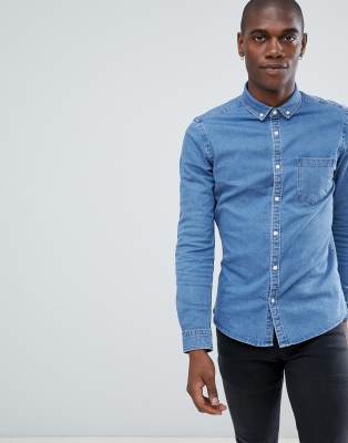 asos denim shirt