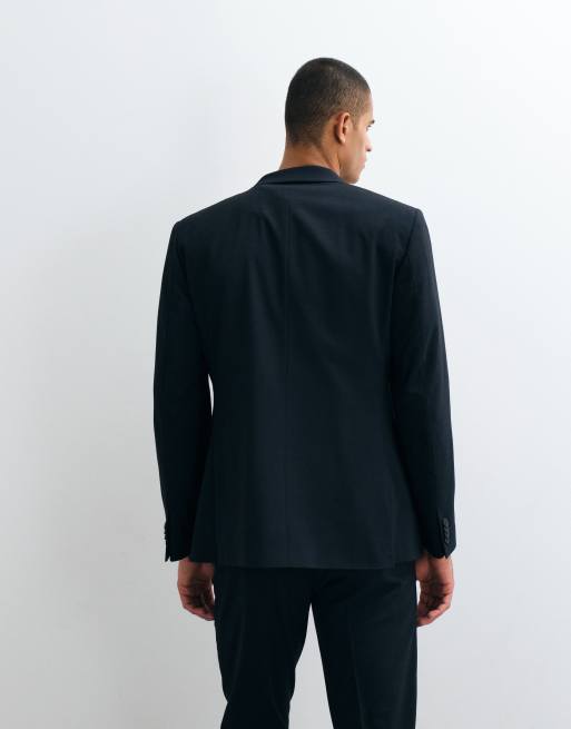 ASOS DESIGN slim suit blazer in navy, 5 of 5