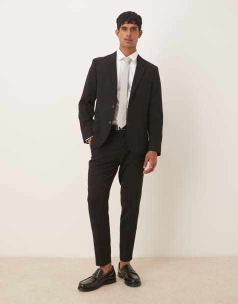 ASOS DESIGN slim suit in black colour - view 1