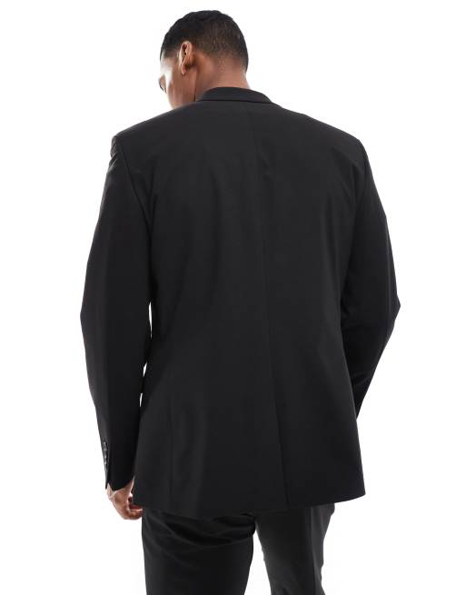 ASOS DESIGN slim suit jacket in black, 2 of 5
