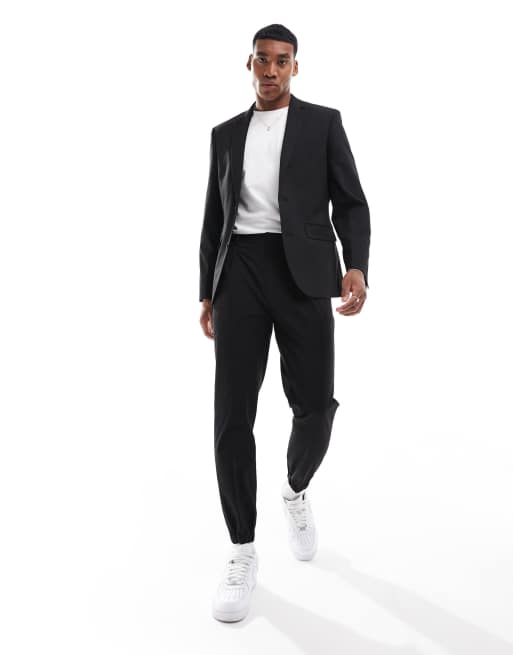ASOS DESIGN slim suit jacket in black, 5 of 5