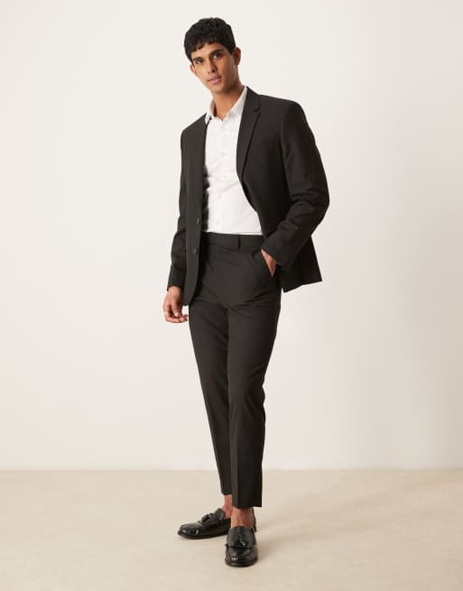 ASOS DESIGN - Giacca da abito slim nera