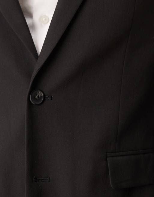 ASOS DESIGN slim suit jacket in black, 4 of 5