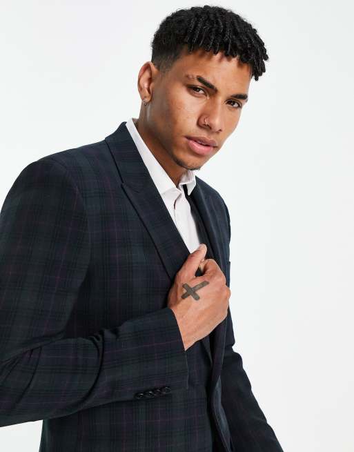 Asos on sale tartan suit