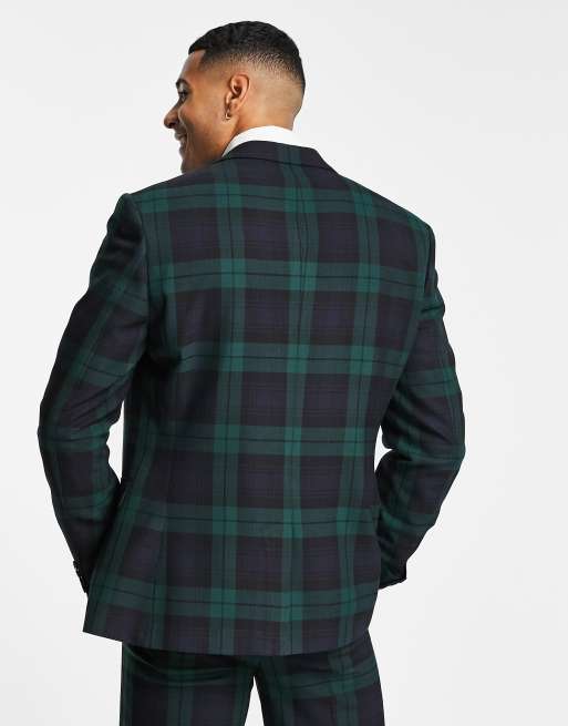 Asos on sale tartan blazer