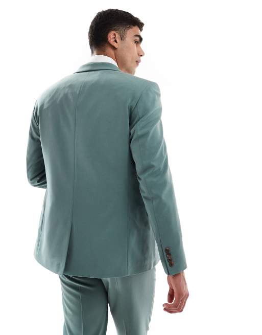 ASOS DESIGN slim suit jacket in green, 4 of 5