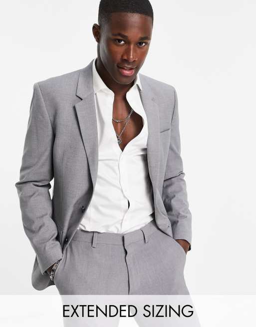 Asos mens hot sale grey suits