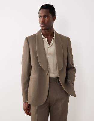 Asos Design Slim Suit Jacket In Green