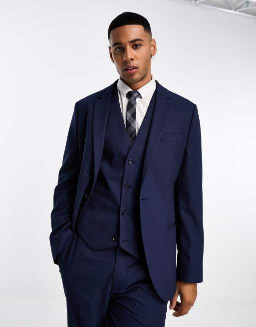 Asos design hotsell textured slim coat