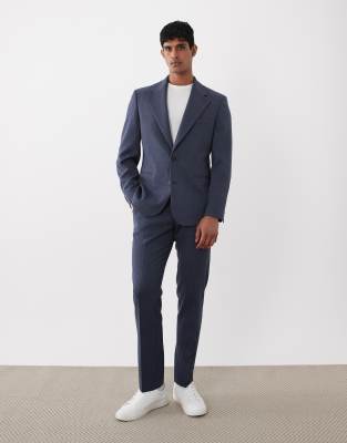 Asos Design Slim Suit Jacket In Multi