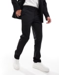 [ASOS DESIGN] ASOS DESIGN slim suit pants in black W28 L30 BLACK