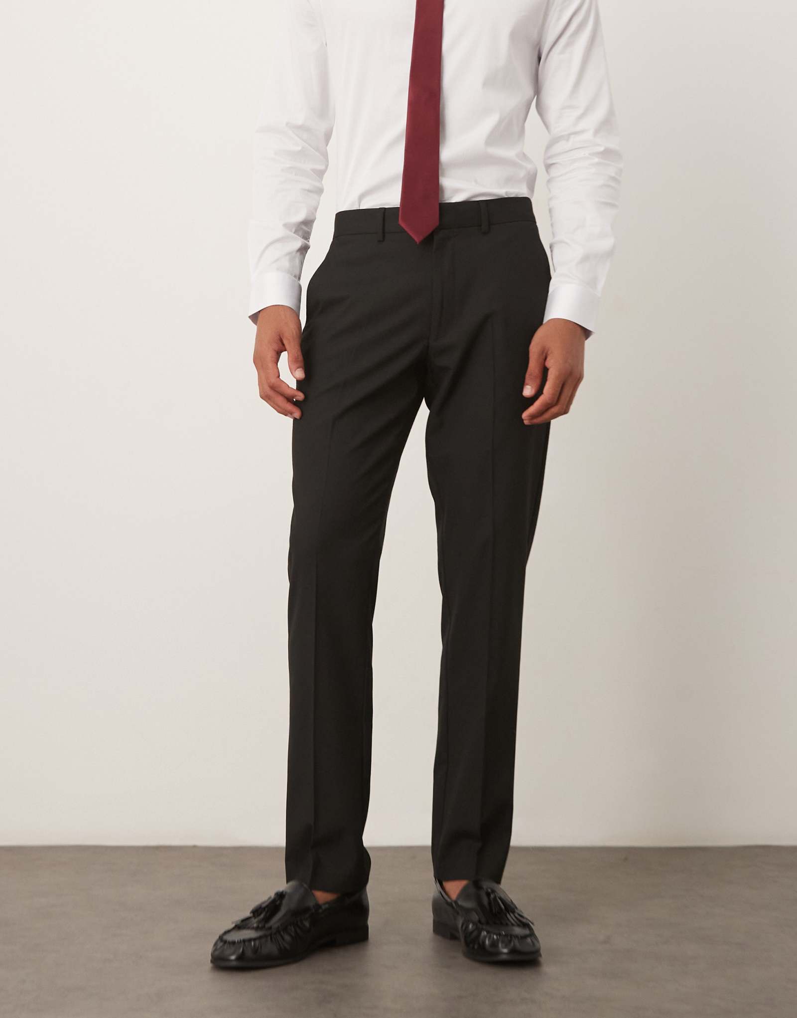  Узкие брюки ASOS DESIGN черные