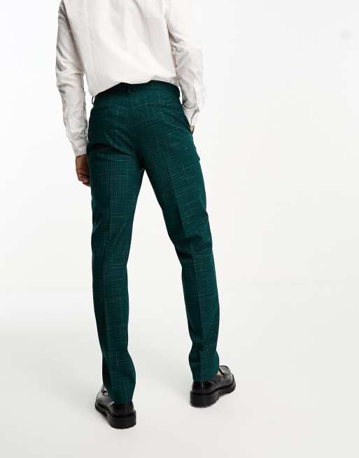 ASOS DESIGN slim suit pants in navy