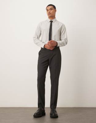 Asos Design Slim Suit Pants In Gray