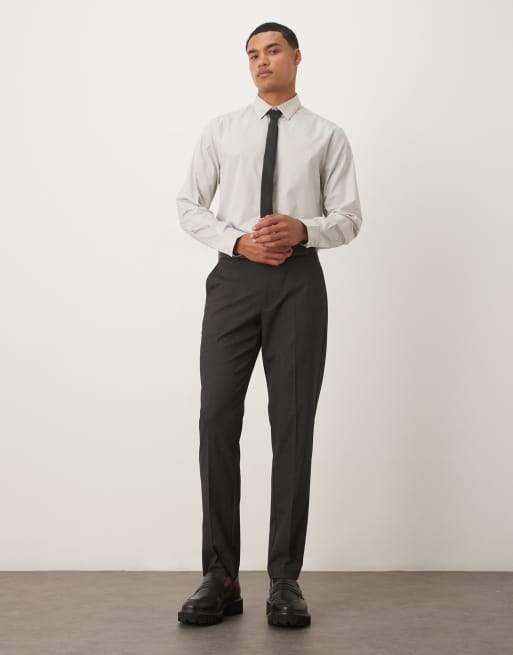 ASOS DESIGN slim suit pants in gray, 2 of 5