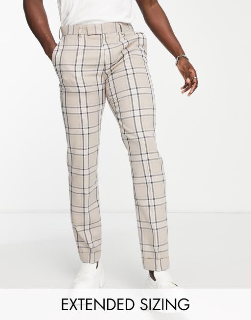 Mens plaid 2025 pants asos