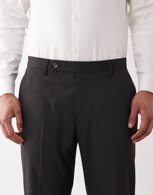 ASOS DESIGN slim suit pants in mid grey, 5 of 5