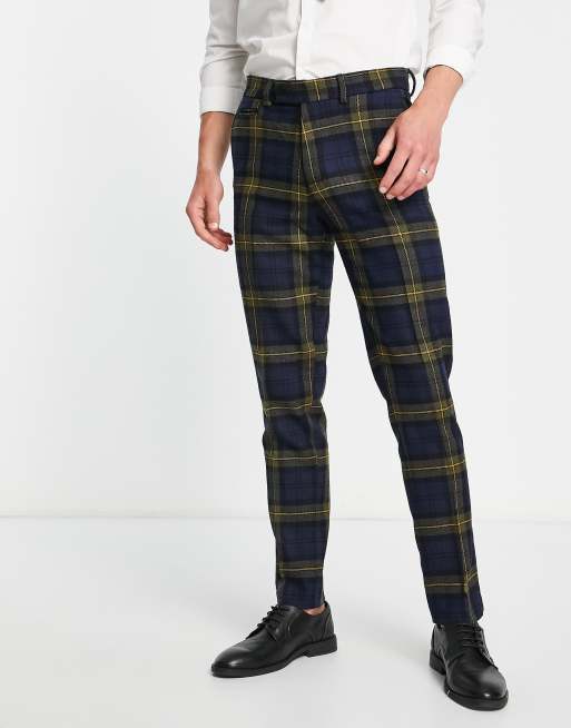 ASOS DESIGN slim suit pants in navy