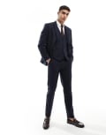 [ASOS DESIGN] ASOS DESIGN slim suit pants in navy W46 L30 NAVY