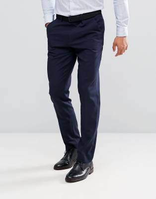 ASOS DESIGN slim suit pants in navy | ASOS