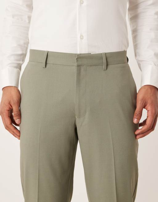 ASOS DESIGN slim suit pants in sage, 5 of 5