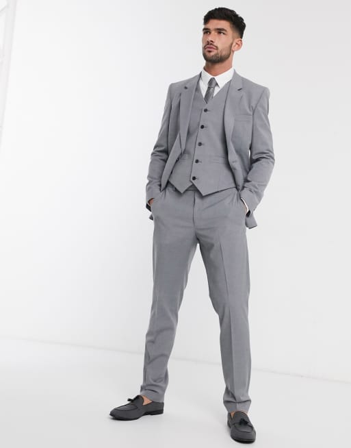 Vest with grey on sale suit