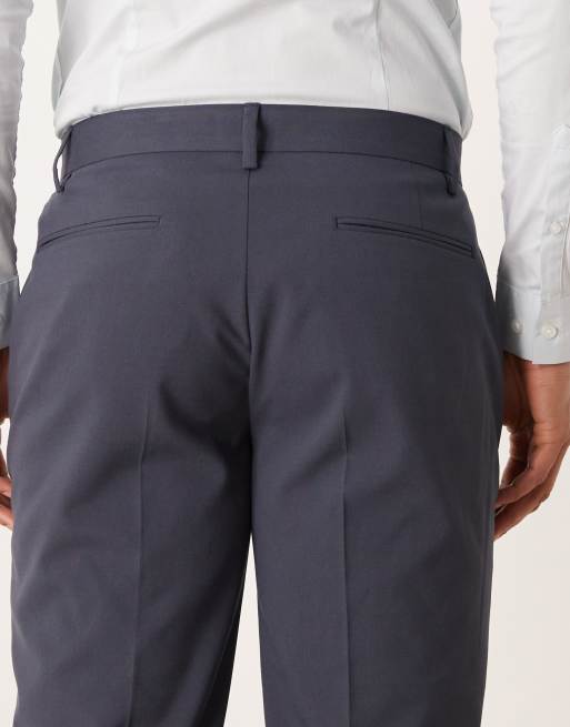 ASOS DESIGN slim suit trouser in navy, 5 of 5