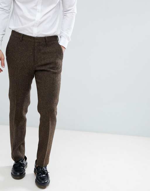 Asos hot sale tweed trousers