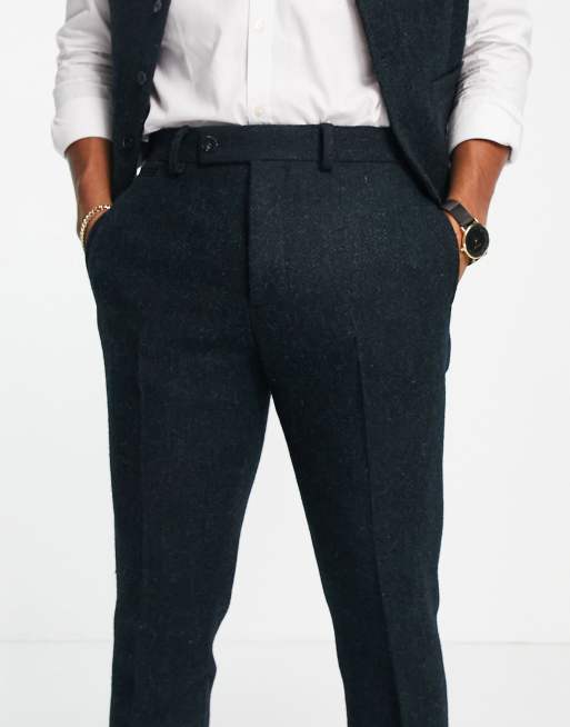 Asos tweed clearance trousers