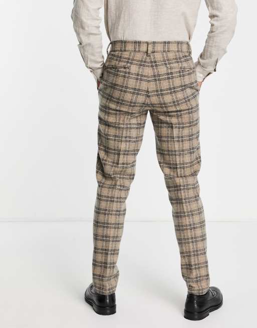 Asos checkered hot sale pants mens